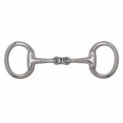 Toklat 16 Mm Stainless Steel French Link Snaffle Eggbutt Bit