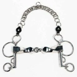 Metalab Jointed Twisted Short Lever Pelham Bit