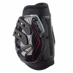 Acavallo Opera Hind Boot - Gel Lined With Elasticated Stud Fastening -Farm House Tack Sales Shop black2 01219.1587735364.1280.1280