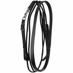 HDR Draw Reins With Snaps -Farm House Tack Sales Shop black3