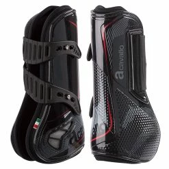 Acavallo Opera Front Boot -Gel Lined With Elasticated Stud Fastening 43 Acavallo Opera Front Boot -Gel Lined With Elasticated Stud Fastening -Farm House Tack Sales Shop black front 19692.1587675758.1280.1280