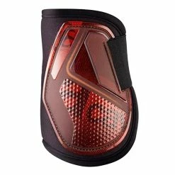 Acavallo Opera Hind Boot - Gel Lined With Elasticated Stud Fastening -Farm House Tack Sales Shop brown3 34527.1587735366.1280.1280