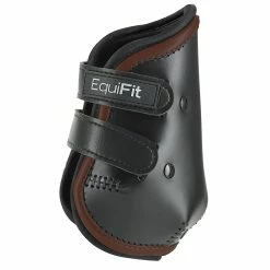EquiFit AmpTeq Hind Boot -Farm House Tack Sales Shop brown trim front 46544.1590074383.1280.1280