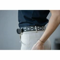 Penelope Pearl Belt -Farm House Tack Sales Shop ceinture pearl noir blanc