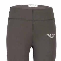 TuffRider Children's Ventilated Schooling Tights -Farm House Tack Sales Shop charcoal neon GREEN4 91680.1583525672.1280.1280