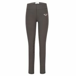 TuffRider Children's Ventilated Schooling Tights -Farm House Tack Sales Shop charcoal neonblue2 91388.1583525669.1280.1280