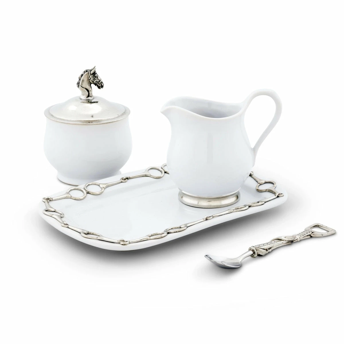 Arthur Court Sugar & Creamer Set 2 Arthur Court Sugar & Creamer Set - Image 2
