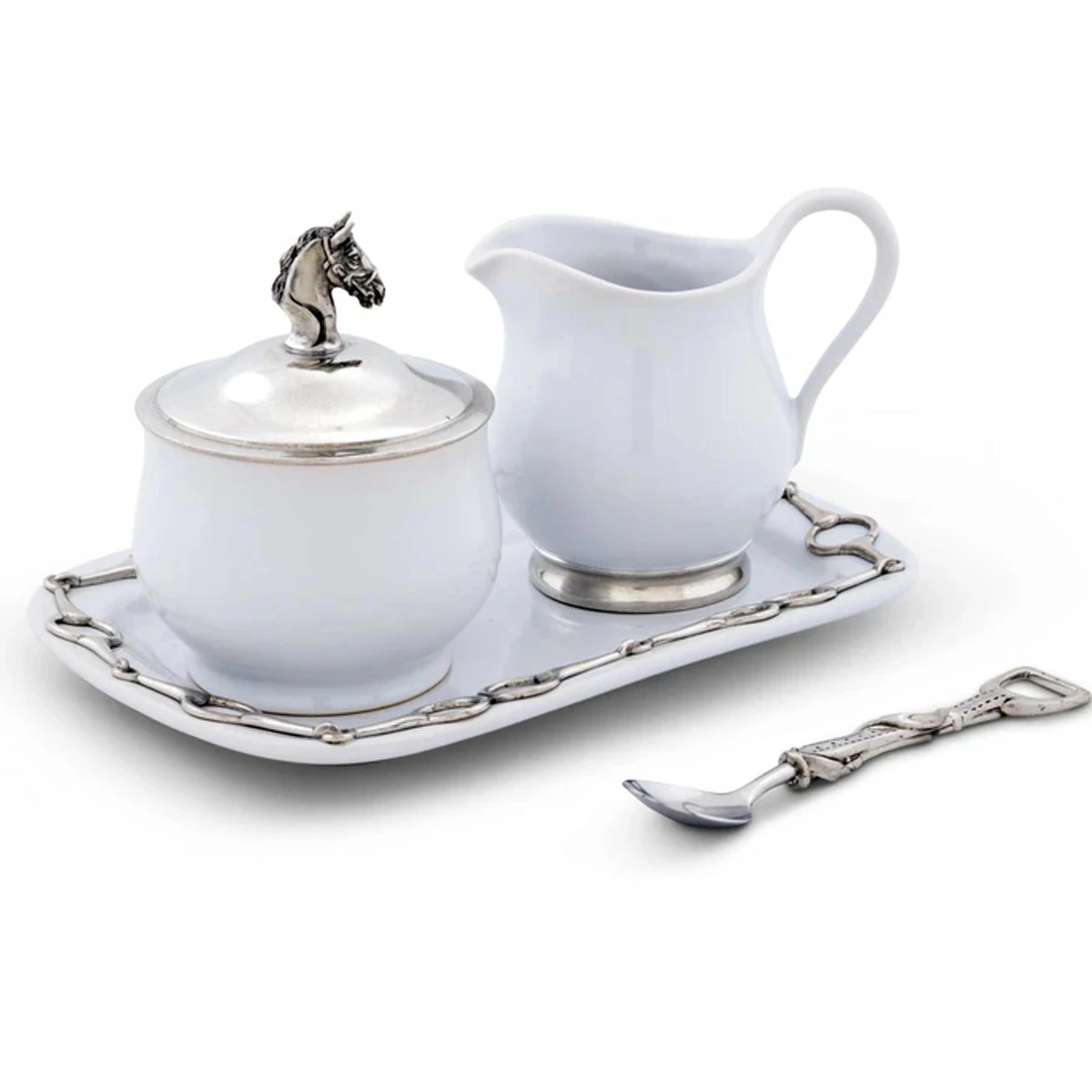 Arthur Court Sugar & Creamer Set 1 Arthur Court Sugar & Creamer Set