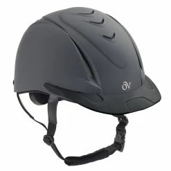 Ovation Deluxe Schooler Helmet -Farm House Tack Sales Shop darkgrey