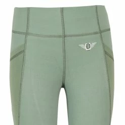 TuffRider Children's Minerva EquiCool Tights 39 TuffRider Children's Minerva EquiCool Tights -Farm House Tack Sales Shop green2 33553.1587157085.1280.1280