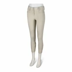 RJ Classics Harper Ladies' Natural Rise Silicone Knee Patch Breech -Farm House Tack Sales Shop harpersand