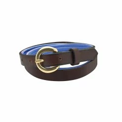 Perri's Padded Leather Belt -Farm House Tack Sales Shop havana blue 22842.1588165776.1280.1280
