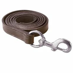 Perri's Leather Lead With Snap -Farm House Tack Sales Shop havana with chrome 37282.1588016535.1280.1280