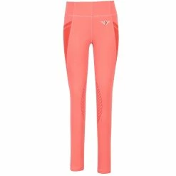 TuffRider Children's Minerva EquiCool Tights 48 TuffRider Children's Minerva EquiCool Tights -Farm House Tack Sales Shop holly berry front 18596.1587157085.1280.1280