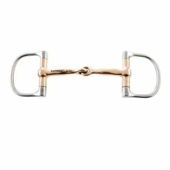 Korsteel Stainless Steel Copper Mouth Dee Ring Snaffle Bit