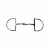 Korsteel Stainless Steel Corkscrew Dee Ring Snaffle Bit