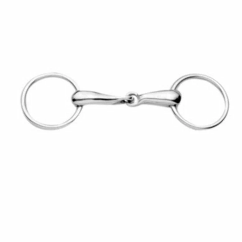 Korsteel Hollow Mouth Medium Weight 20MM Loose Ring Snaffle Bit 1 Korsteel Hollow Mouth Medium Weight 20MM Loose Ring Snaffle Bit