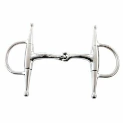 JP Korsteel Jointed Full Cheek Eggbutt Snaffle Bit