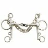 Centaur French Mouth Pelham Bit With Chain