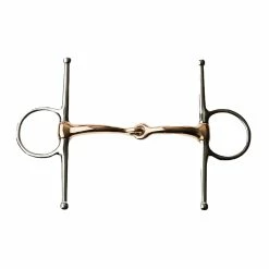 JP Korsteel Copper Mouth Full Cheek Snaffle Bit