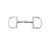 Korsteel Stainless Steel Barrel Dee Ring Snaffle Bit