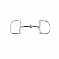 Korsteel Stainless Steel Barrel Dee Ring Snaffle Bit