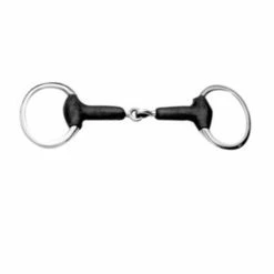 Korsteel Soft Rubber Jointed Eggbutt Snaffle Bit