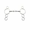 Korsteel Stainless Steel French Link 3 Ring Dutch Gag Bit