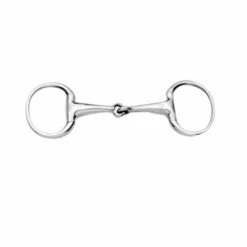 Korsteel Hollow Mouth Lightweight 19MM Eggbutt Snaffle Bit