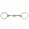 Centaur Stainless Steel Slow Twist Loose Ring 65mm Snaffle Bit