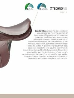 Equiline American Hunter Jumping Saddle -Farm House Tack Sales Shop inside saddle B 01