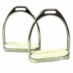 Coronet Fillis Stirrup Irons With Pads