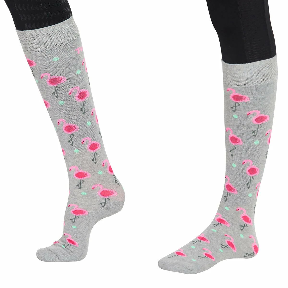 TuffRider Ladies Flamingo/Boat/Horse Knee Hi Socks 3 TuffRider Ladies Flamingo/Boat/Horse Knee Hi Socks - Image 3