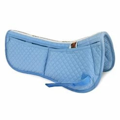 ECP Quilted 4 Pocket Correction Half Pad -Farm House Tack Sales Shop lightblue