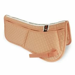 ECP Quilted 4 Pocket Correction Half Pad -Farm House Tack Sales Shop palepeach