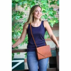 Penelope Laure Clutch -Farm House Tack Sales Shop pochette laure cognac