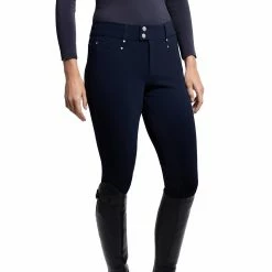 Samshield Women's Ambre Knee Grip Breeches -Farm House Tack Sales Shop samshield fw21 ambre KG FV navy silver 8053 e62de2cd 61f0 43bf 816f a37a0b8d36dd