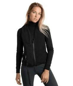 Seaver Safefit Airbag Vest -Farm House Tack Sales Shop seaver airbag vest safeit black model