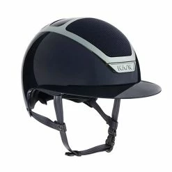 KASK Star Lady Pure Shine Chrome Riding Helmet -Farm House Tack Sales Shop shinenavy