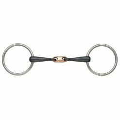 Shires Copper Lozenge Sweet Iron Snaffle Bit