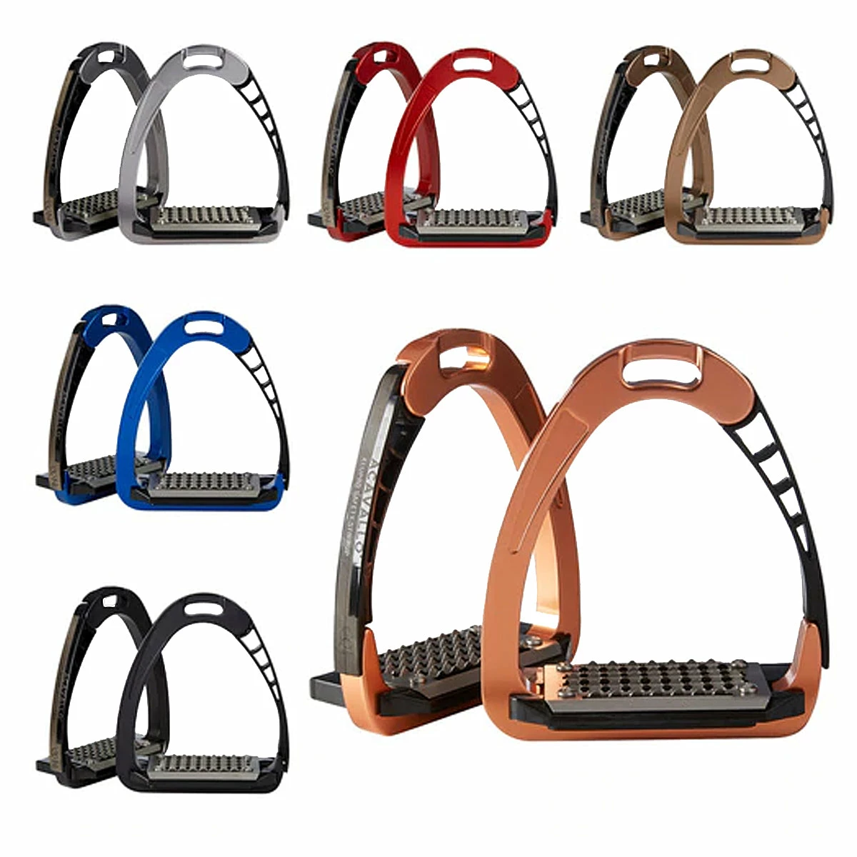 Acavallo Arena AluPro Stirrups 1 Acavallo Arena AluPro Stirrups
