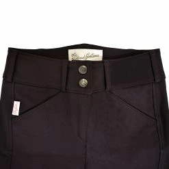 Tailored Sportsman Vintage Mid Rise Front Zip Breeches -Farm House Tack Sales Shop t.sports 1963 boy.berry tan 3