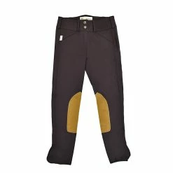 Tailored Sportsman Vintage Mid Rise Front Zip Breeches -Farm House Tack Sales Shop t.sports 1963 boy.berry tan 4
