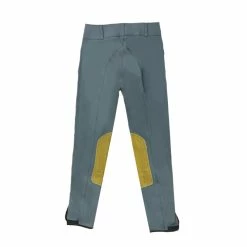 Tailored Sportsman Vintage Mid Rise Front Zip Breeches -Farm House Tack Sales Shop t.sports 1963 graphite tan 3