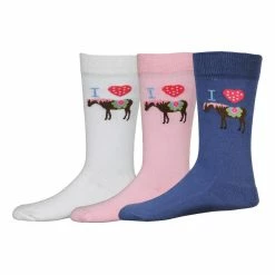 TuffRider I Heart Pony Socks