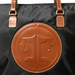 Tucker Tweed Devon Day Bag -Farm House Tack Sales Shop tucker tweed equestrian devon day bag signature collection blk chstnut 2
