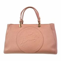 Tucker Tweed Equestrian Sedgefield Legacy Handbag -Farm House Tack Sales Shop tucker tweed sedgefield legacy hunter jumper leather handbags rose