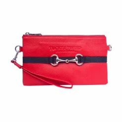 Tucker Tweed Equestrian Wellington Wristlet 42 Tucker Tweed Equestrian Wellington Wristlet -Farm House Tack Sales Shop tucker tweed the wellington wristlet leather handbags red black
