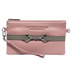 Tucker Tweed Equestrian Wellington Wristlet 43 Tucker Tweed Equestrian Wellington Wristlet -Farm House Tack Sales Shop tucker tweed the wellington wristlet leather handbags rose grey
